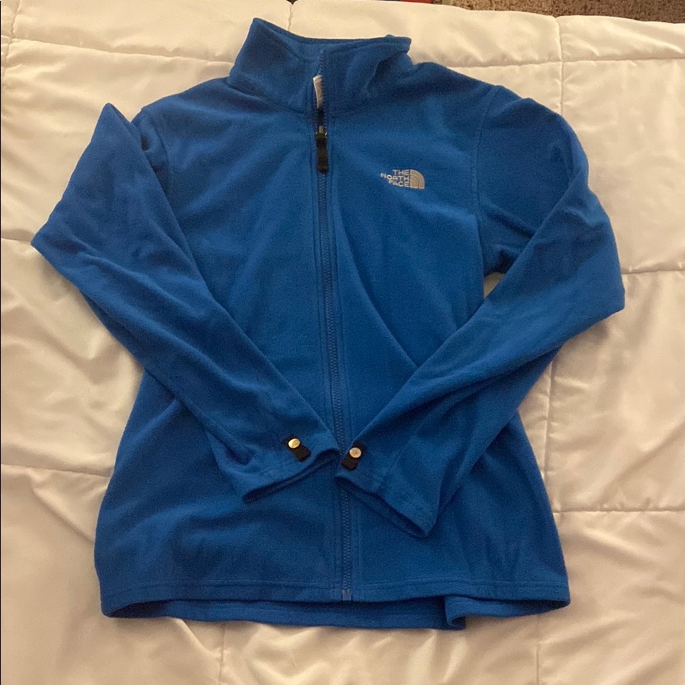 The North Face Vibrant Blue Full-Zip Fleece